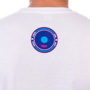 Camiseta Love the 90s Disco blanca espalda chico