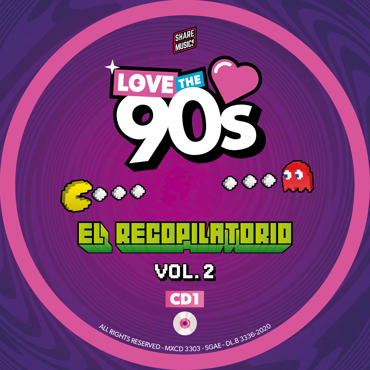 lanzador Carrera Presa Love The 90s - Tienda - CD Recopilatorio Love The 90's Vol. 2